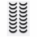 10 Pairs Dramatic False Eyelashes Set