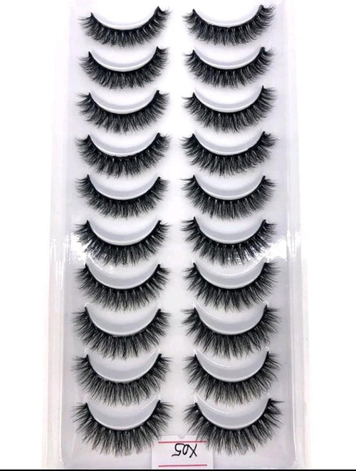 10 Pairs Dramatic False Eyelashes Set