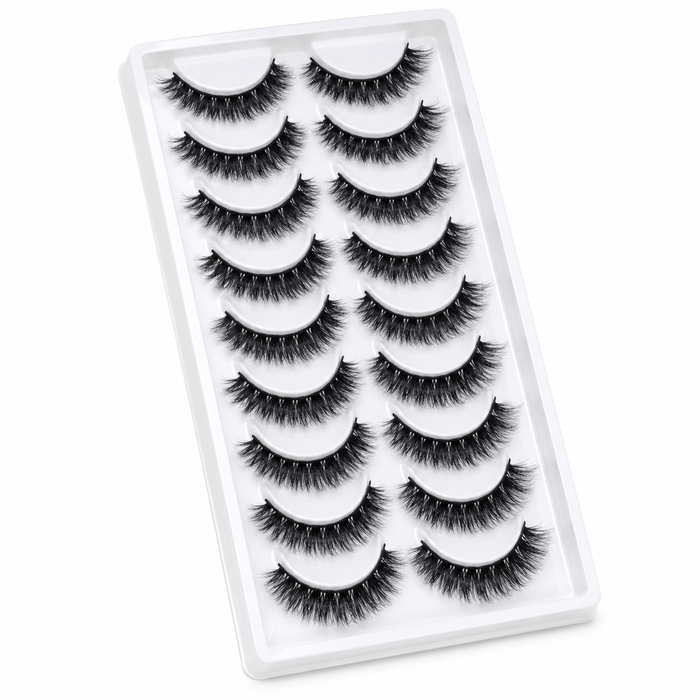 10 Pairs Dramatic False Eyelashes Set