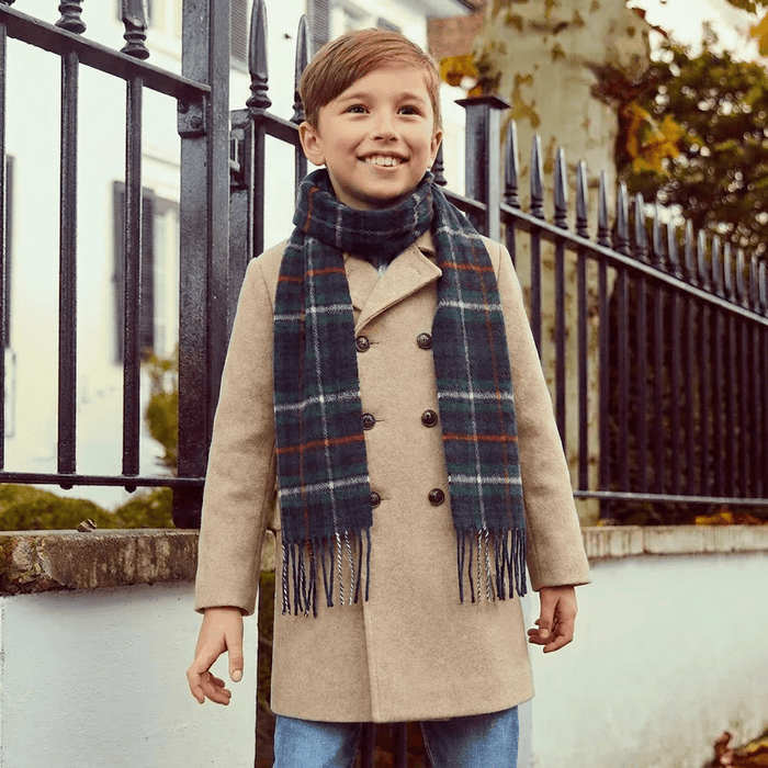 Kids 100% Cashmere Tartan Mini Scarf - MACKENZIE - Heritage Of Scotland -