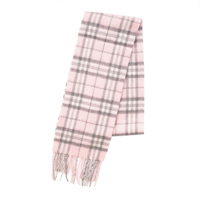 Edinburgh Cashmere Mini Scarf Thomson Pale Pink - Heritage Of Scotland -
