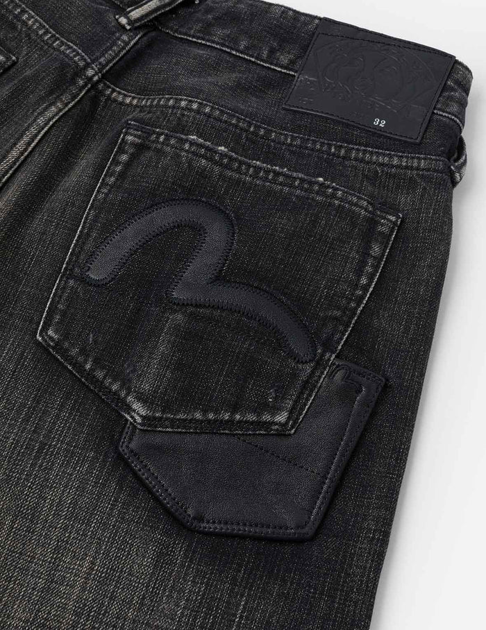 7-Pocket Design Washed Vintage Relax Fit Jeans #2030
