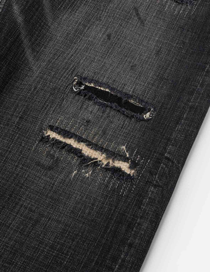 7-Pocket Design Washed Vintage Relax Fit Jeans #2030