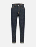 7 Pockets Design Taper Fit Raw Jeans #2017