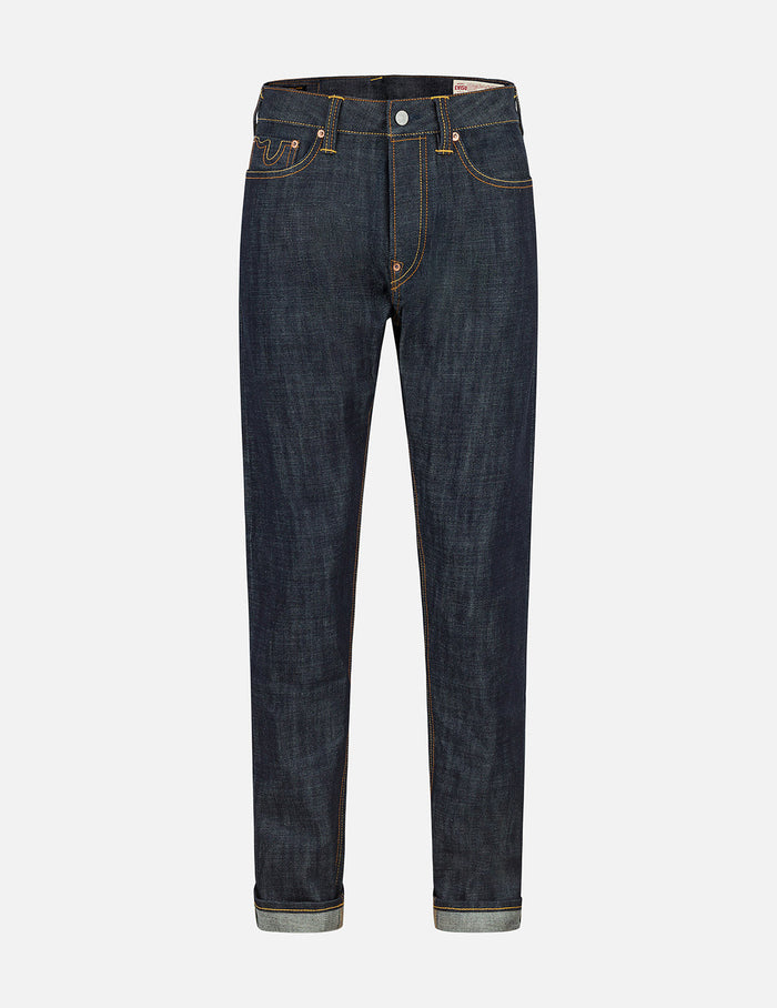 7 Pockets Design Taper Fit Raw Jeans #2017