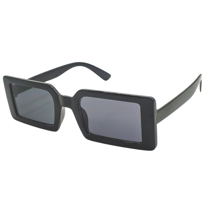 90s Vibe Shades â€“ Retro Rectangle Frame in Bold Yellow