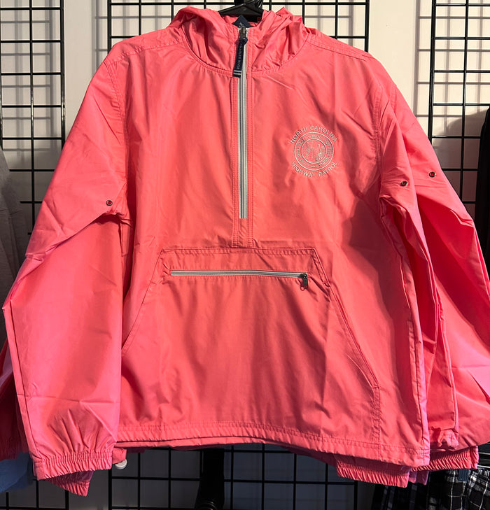 Charles River -Pack-N-Go® Pullover (1/2 Zip/no lining) Coral