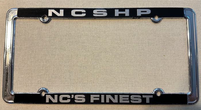 License Plate: Frame Black