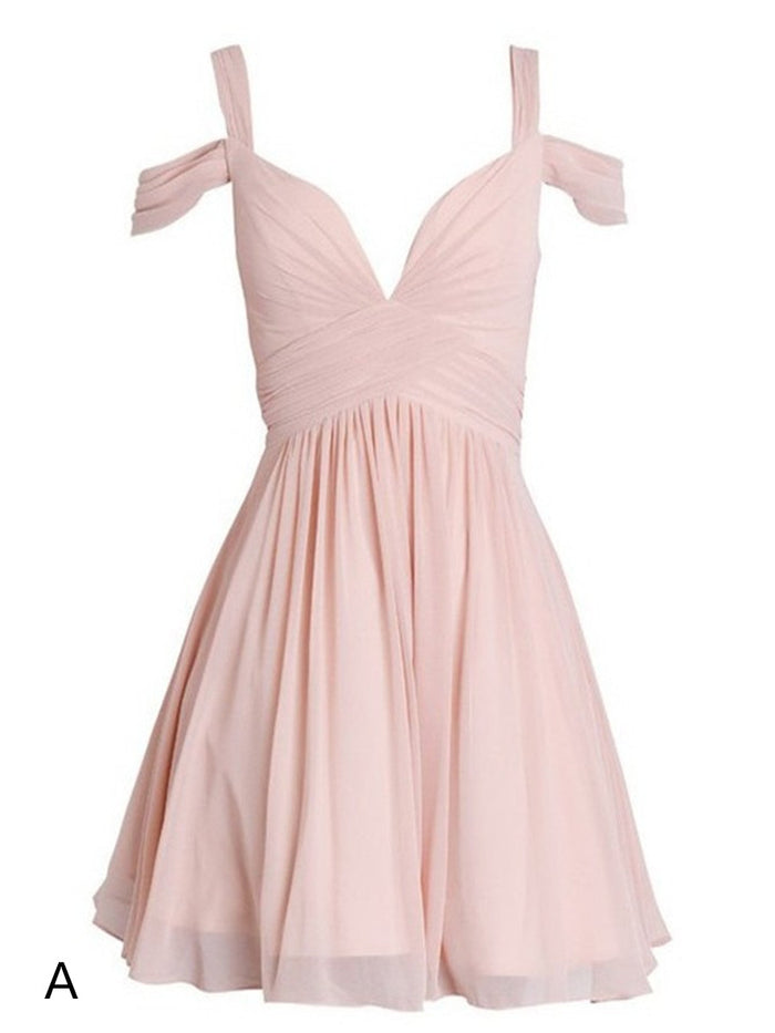 A Line Off Shoulder Short Prom Dresses, Off Shoulder Short Graduation Dresses, Short Homecoming Dresses