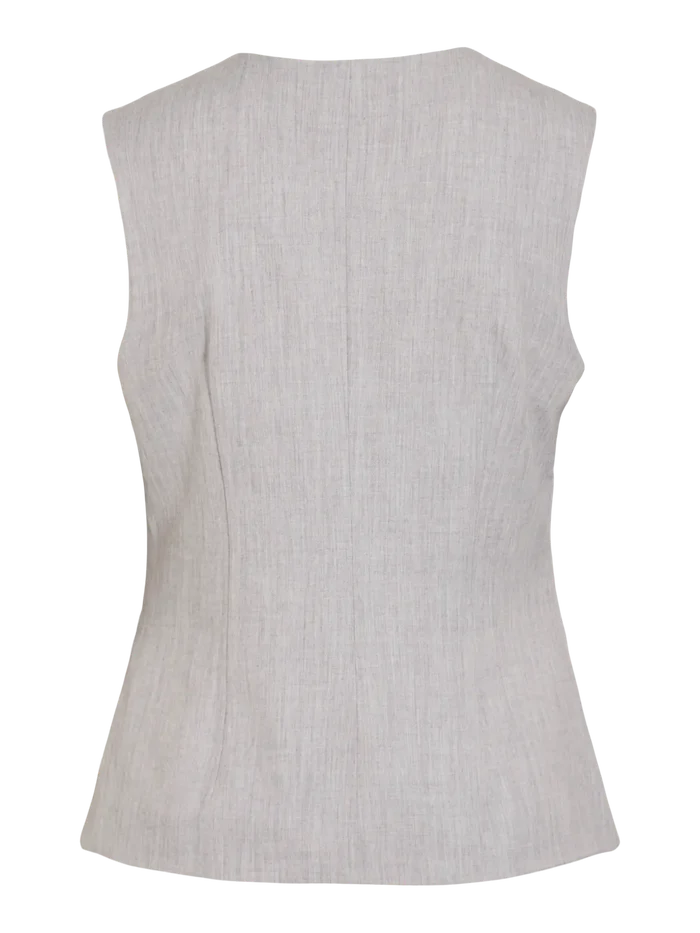 Abigail Waistcoat (Light Grey/Melange)