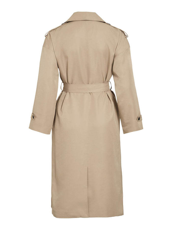 Adel Long Trench Coat (Savannah Tan)