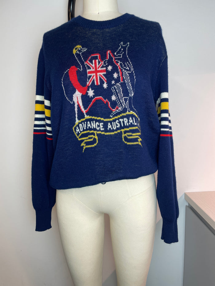 Advance Australia Blue Knit Sweater image 3