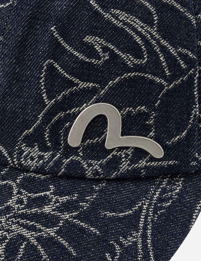 Allover Leopard Denim Cap