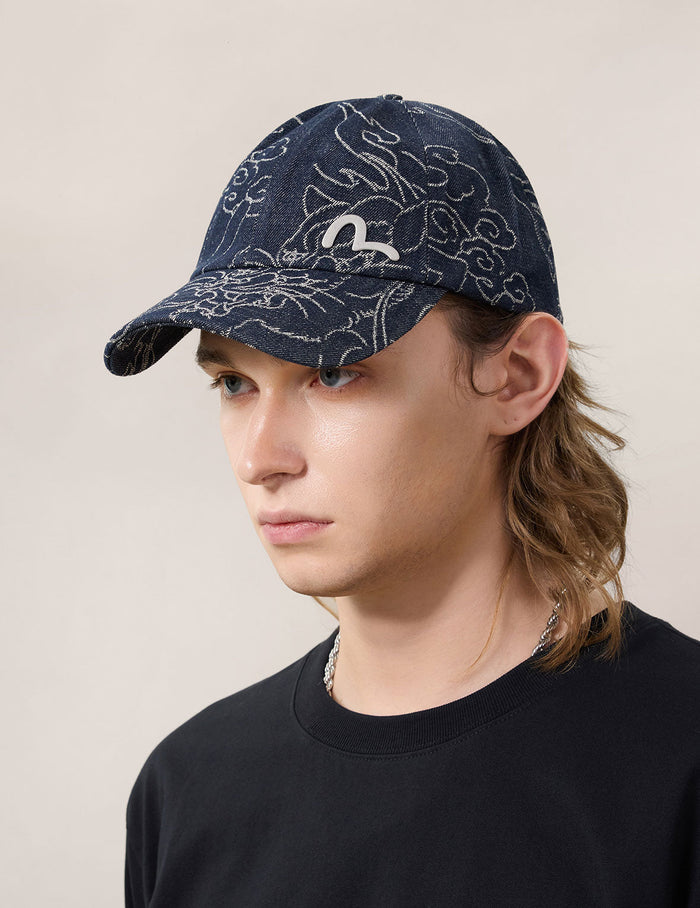 Allover Leopard Denim Cap