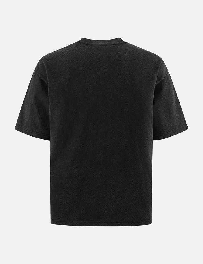Allover Logo Print Loose Fit T-shirt