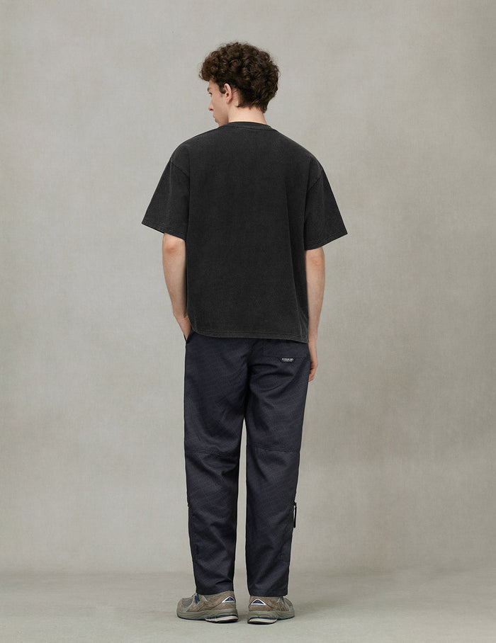 Allover Logo Print Loose Fit T-shirt