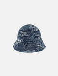 Allover Seagull Crane Jacquard Bucket Hat