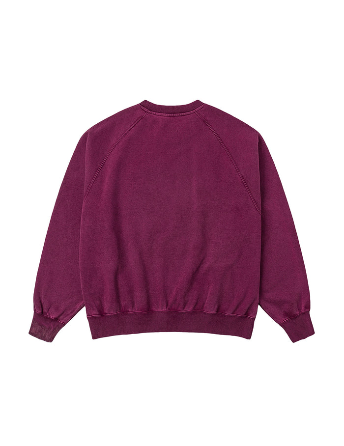 American "Ebisu" Patch and Seagull Embroidery Relax Fit Sweatshirt