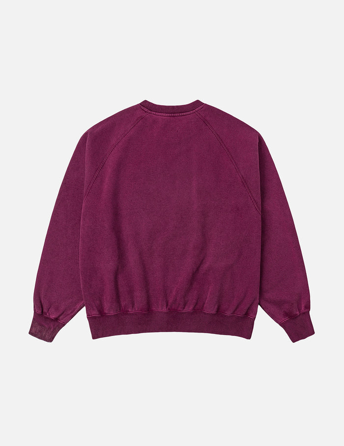 American "Ebisu" Patch and Seagull Embroidery Relax Fit Sweatshirt