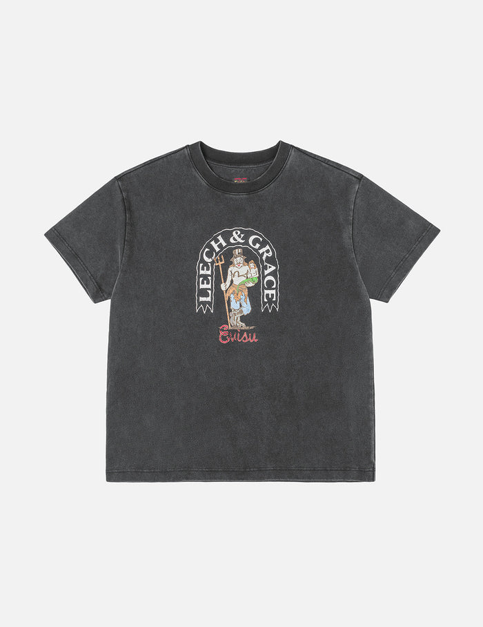 American "Ebisu" Print Relax Fit T-shirt
