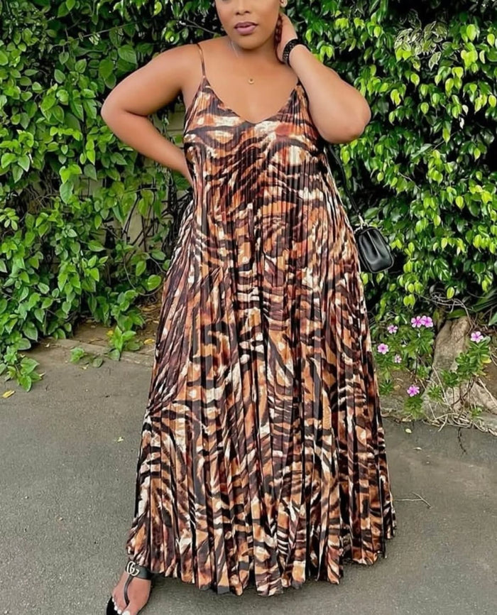 Animal printed Maxi Dress