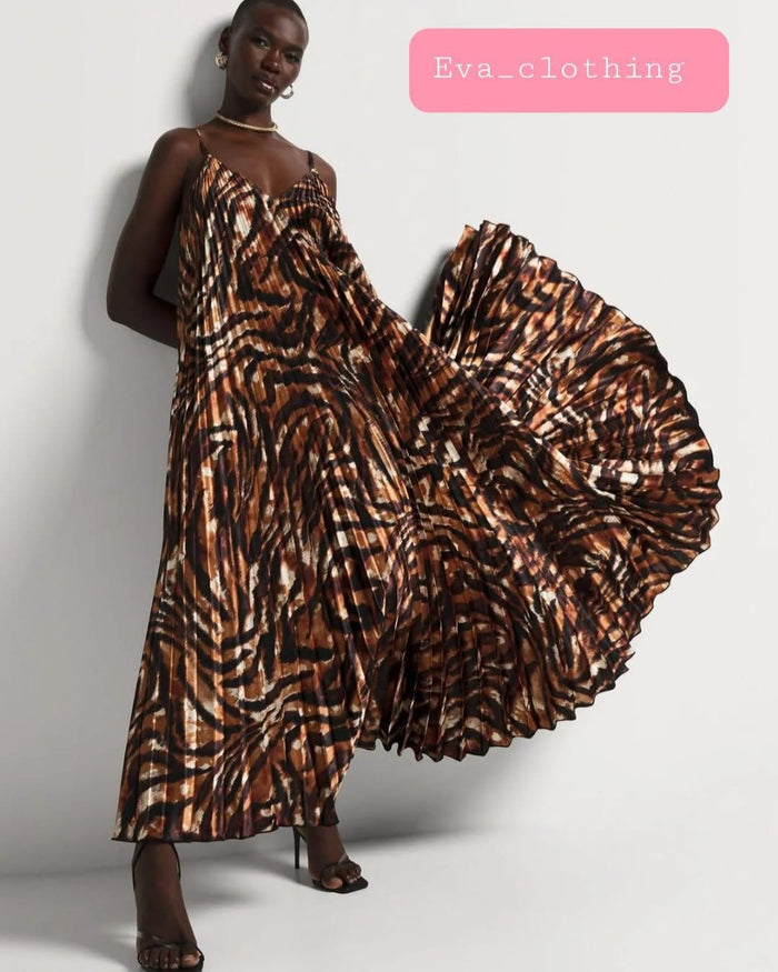Animal printed Maxi Dress