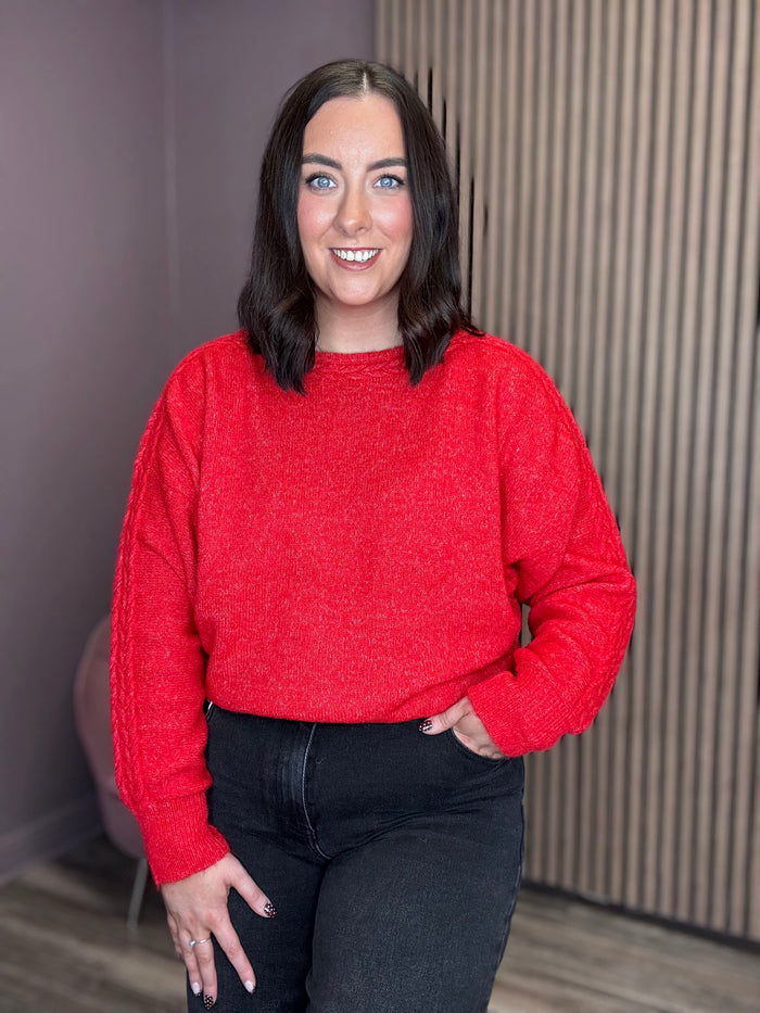 Aoife Jumper (Goji Berry)
