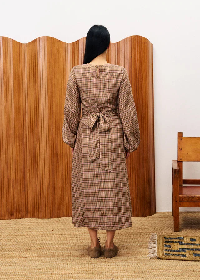 Apollinaire Midi Dress (Ochre)
