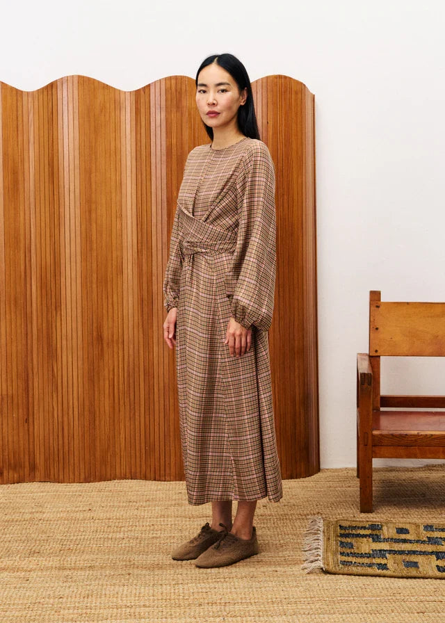 Apollinaire Midi Dress (Ochre)