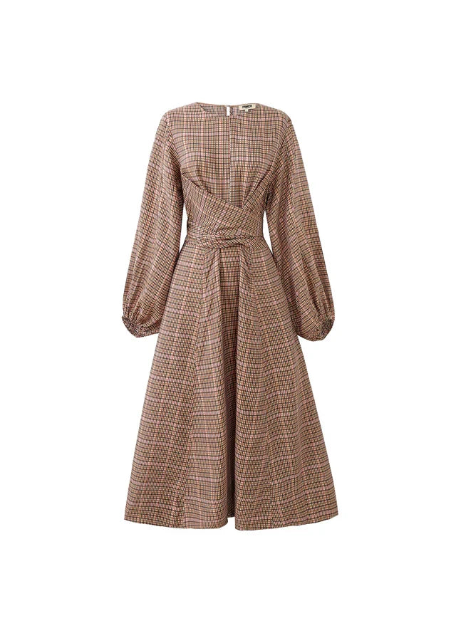 Apollinaire Midi Dress (Ochre)
