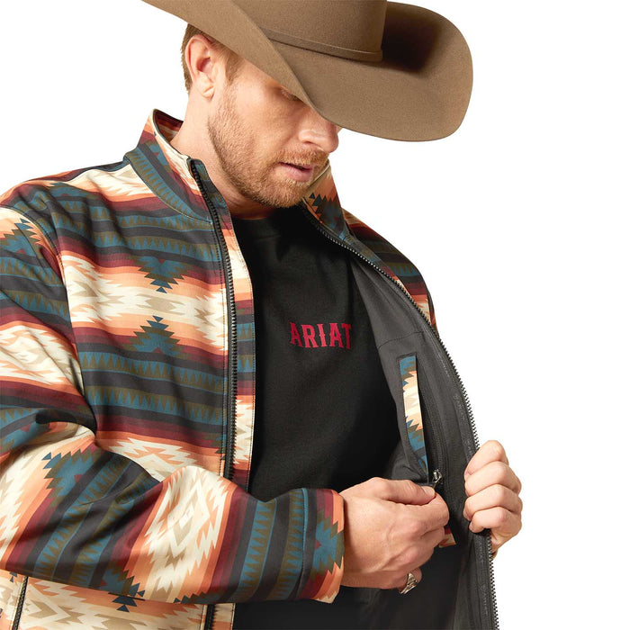 Ariat Men's Western Print Logo Jacket