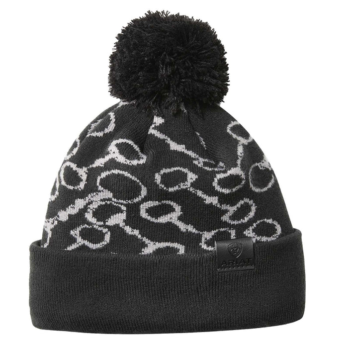 Jeffers - Ariat Tarsia Raining Bits Beanie - Black/White