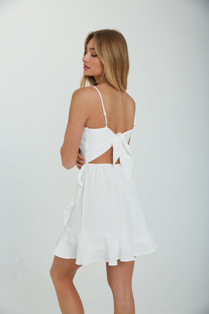 white dress for graduation