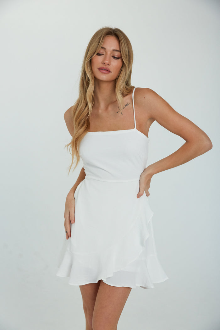 little white dress for sorority rush