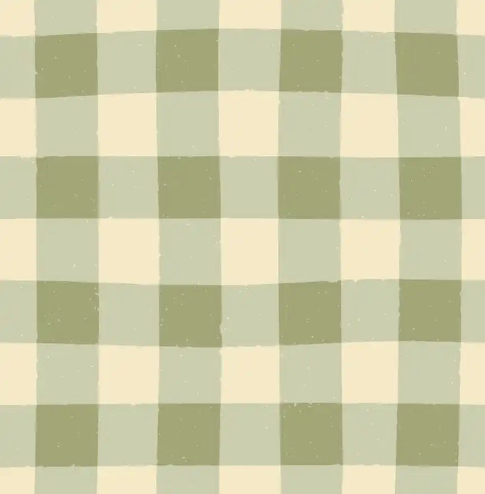 Autumn Gingham Green Small - Family Fabrics B.V.