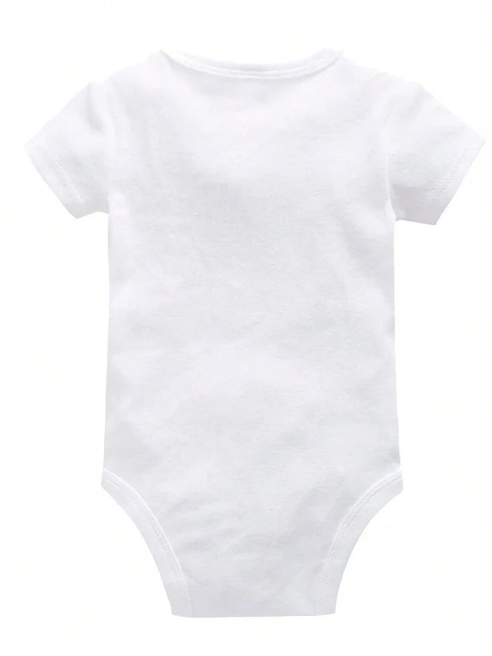 Baby 3-Pack Short Sleeve Basic Bodysuits – Solid Cotton Everyday Onesie Set