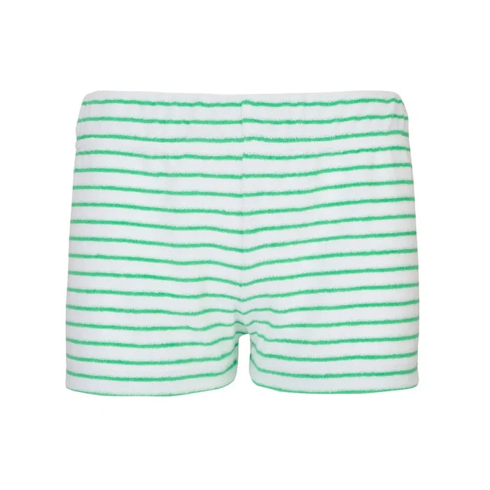 Beach Bum Towelling Hipster Shorts | Apple Stripe