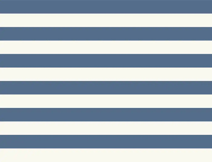 Beach Day Classic Stripe Deep Moonlight Blue - Family Fabrics B.V.