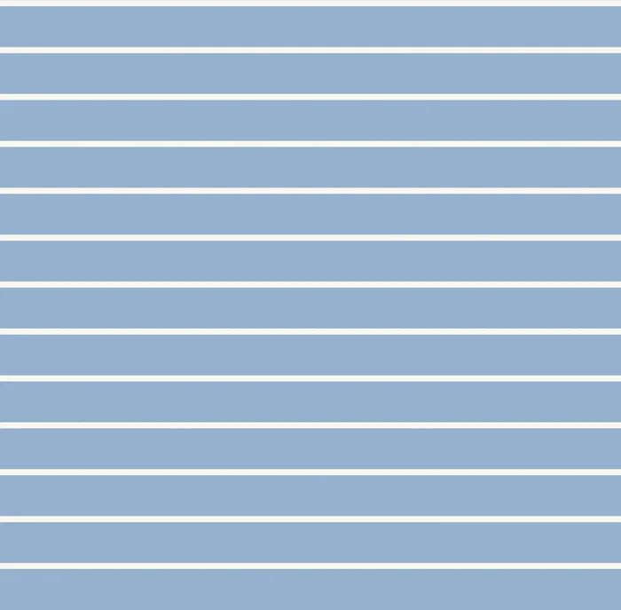 Beach Day Stripe Cerulean Blue - Family Fabrics B.V.
