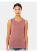 BELLA+CANVAS ® Women's Flowy Scoop Muscle Tank (Dusty Blue)