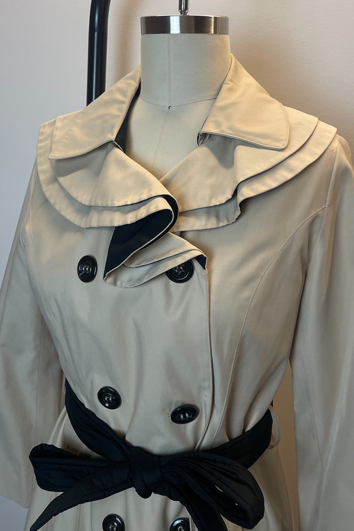Betsey Johnson Tan Trench Coat image 2