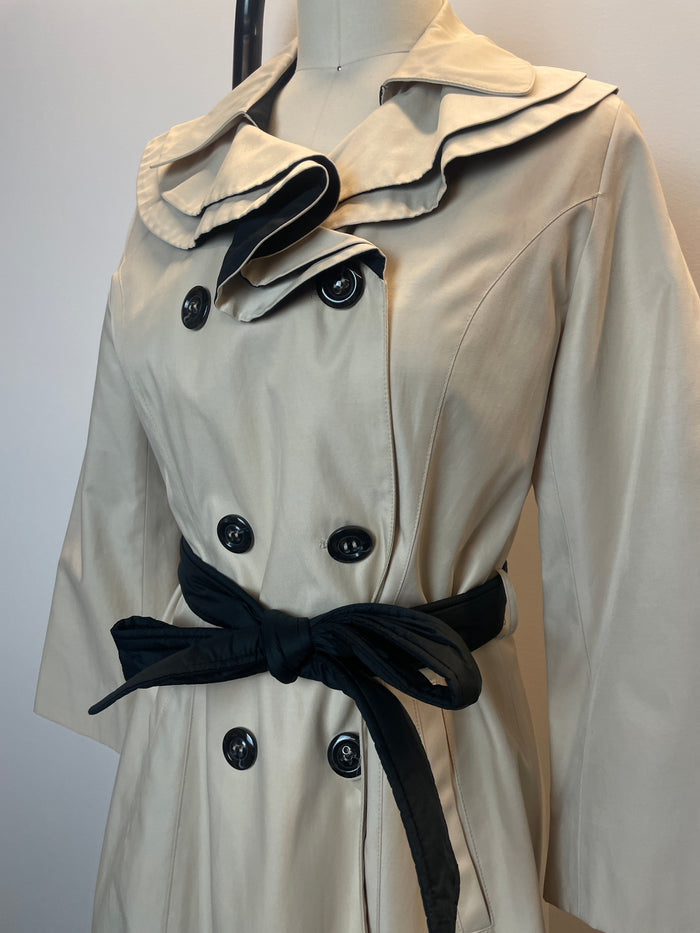 Betsey Johnson Tan Trench Coat image 3