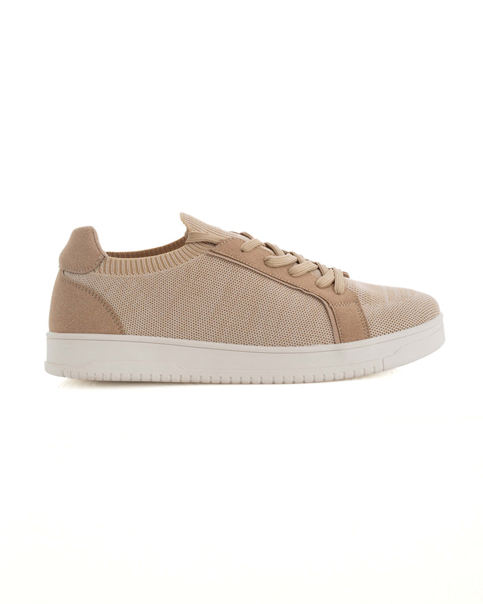 Bi-Tone Lace-Up Casual Shoes