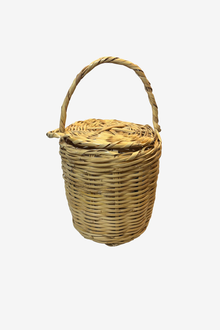 ‘BIRKIN’ cane basket Small image 0