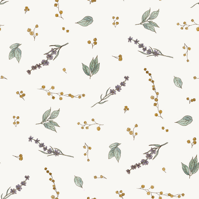 Blossoms in Nature OffWhite - Family Fabrics B.V.