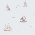 Boats light blue - Family Fabrics B.V.