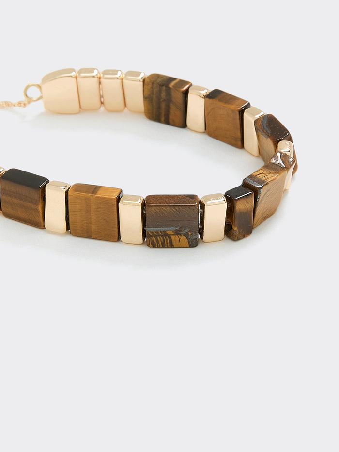 Bracelet with Tiger Eyes