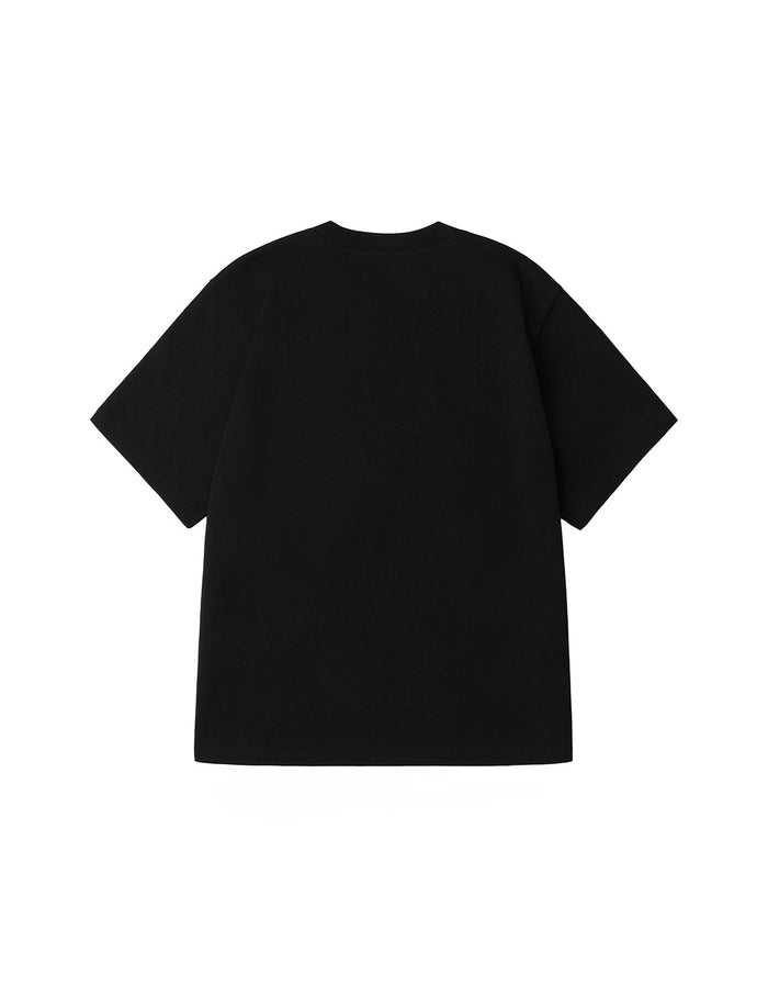 Brocade Seagull Appliqué Regular Fit Short Sleeves T-shirt