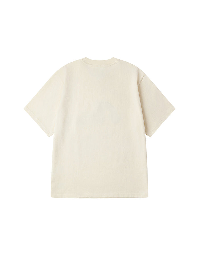 Brocade Seagull Appliqué Regular Fit Short Sleeves T-shirt