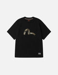 Brocade Seagull Appliqué Regular Fit Short Sleeves T-shirt